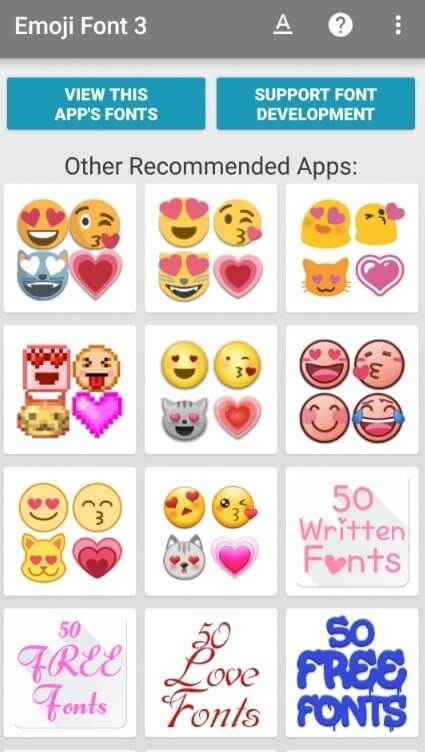 Screenshot Emoji Font 3 APK
