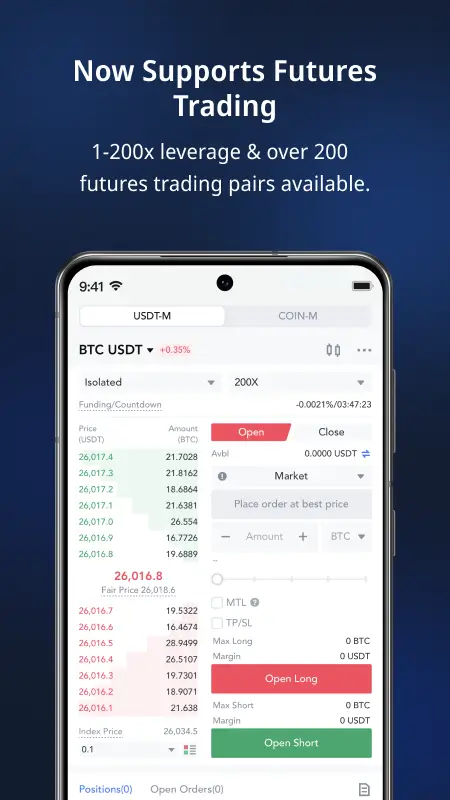 Screenshot MEXC APK 6.38.0