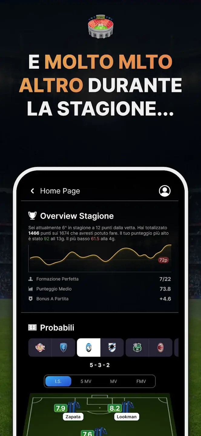 Screenshot FantaLab Manager - Fantacalcio APK v2.5.1