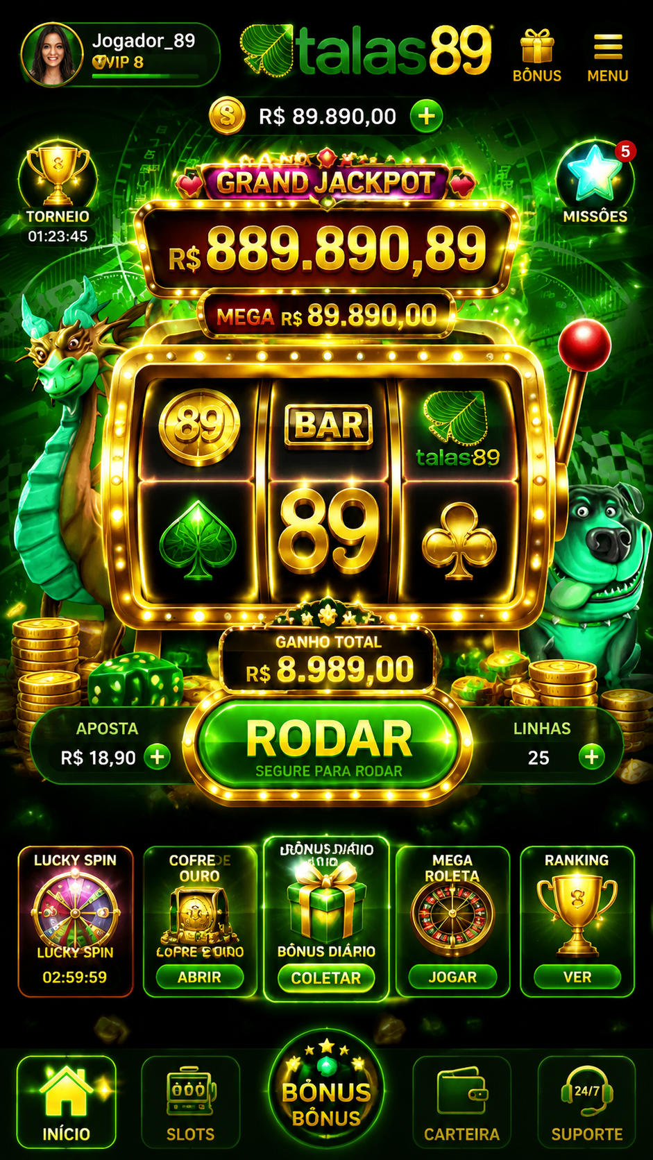 Screenshot Talas89 APK 7.4.6