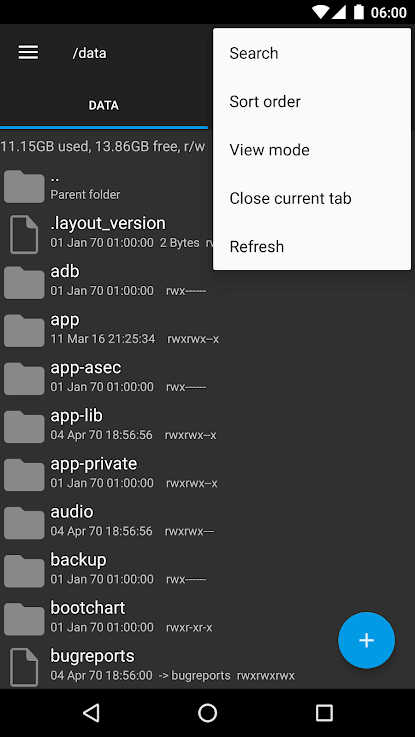 Screenshot Root Explorer APK v5.3.5