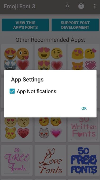 Screenshot Emoji Font 3 APK