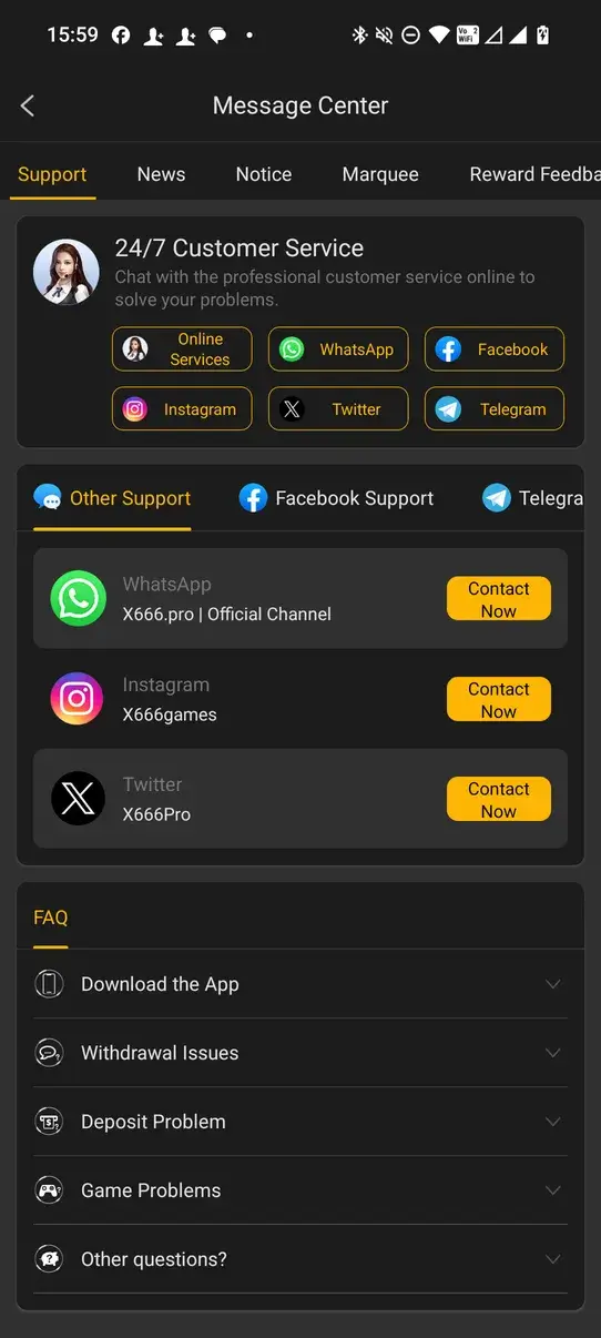 Screenshot X666 APK v1.0