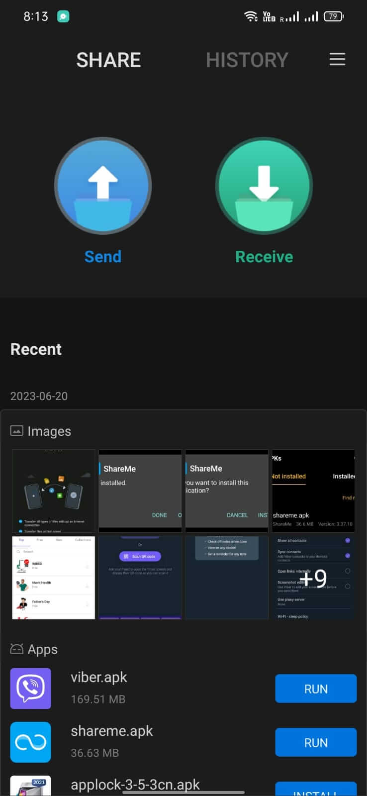Screenshot ShareMe APK
