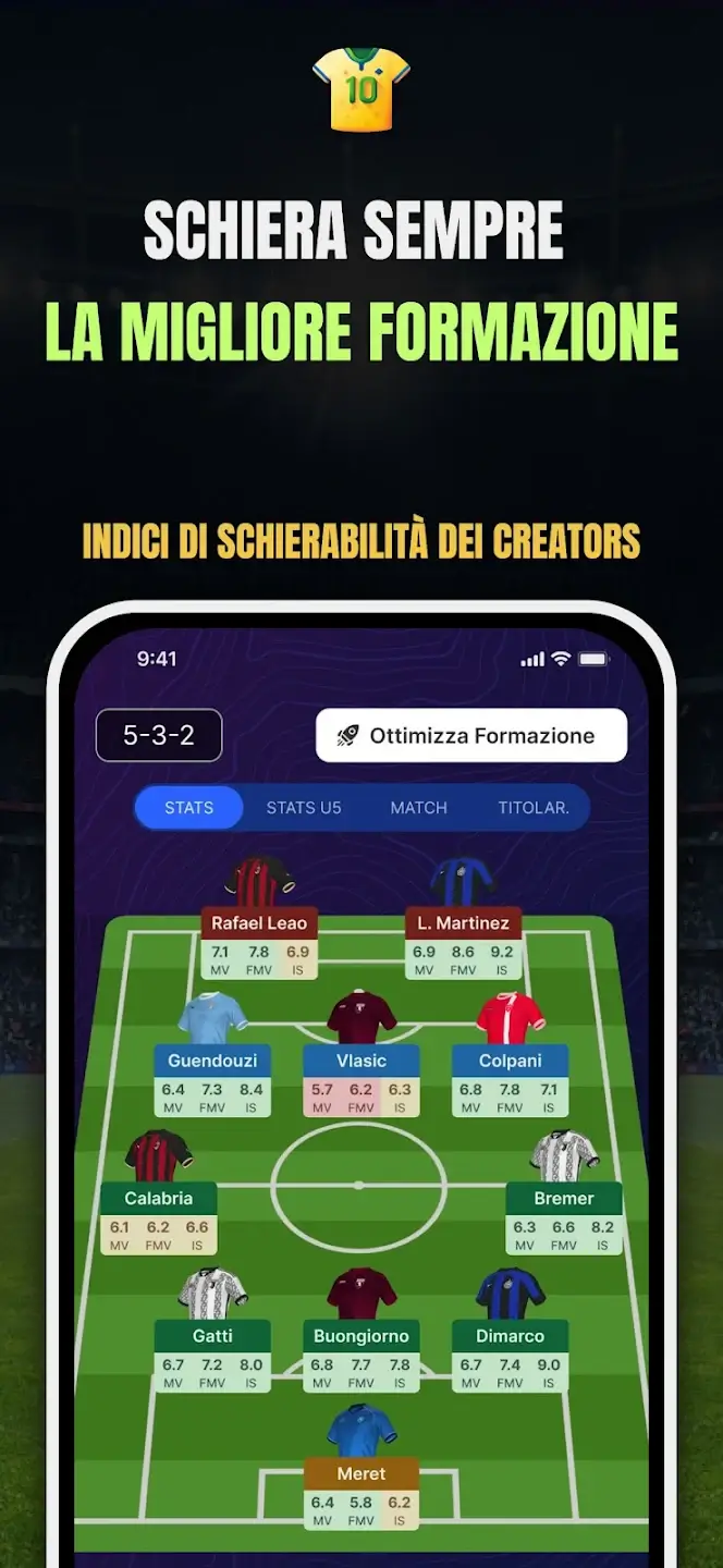 Screenshot FantaLab Manager - Fantacalcio APK v2.5.1