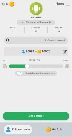 Screenshot NS Follower APK