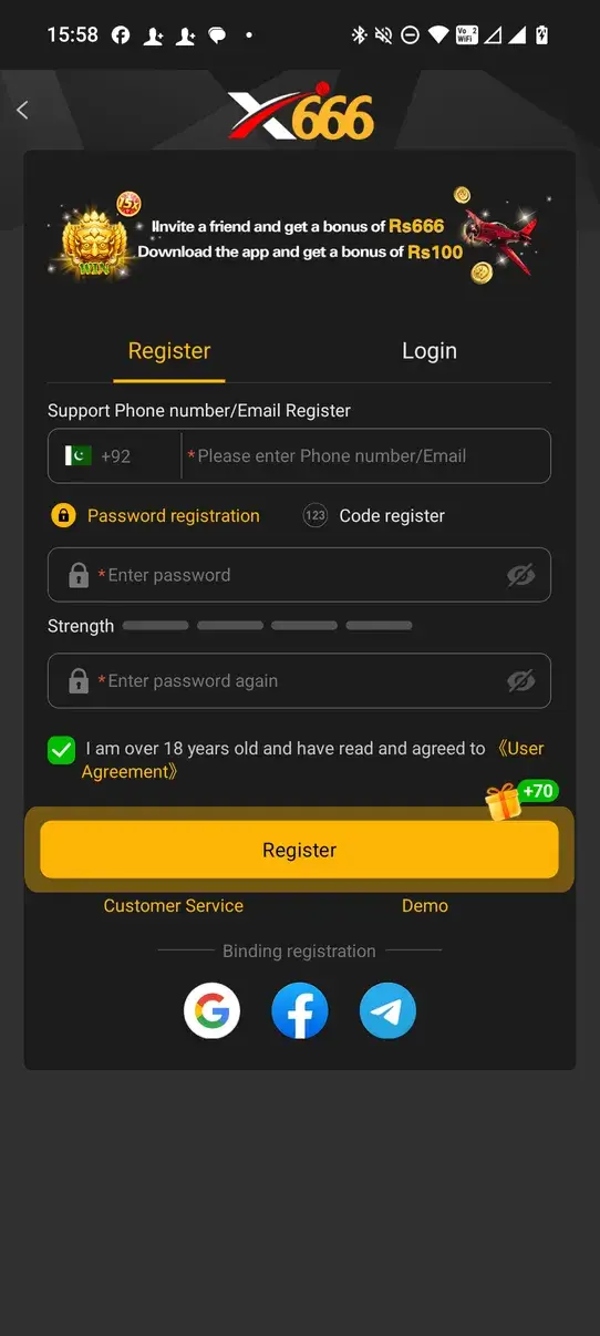 Screenshot X666 APK v1.0
