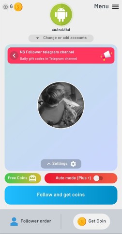 Screenshot NS Follower APK