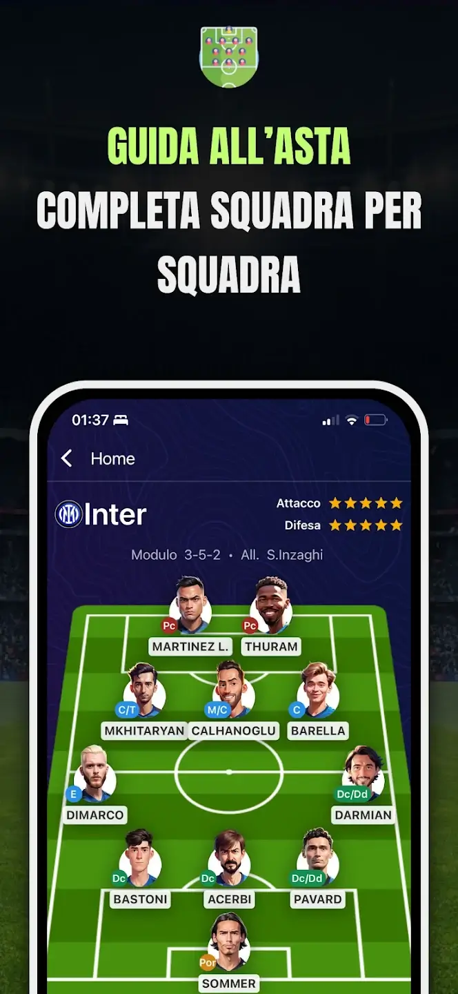 Screenshot FantaLab Manager - Fantacalcio APK v2.5.1