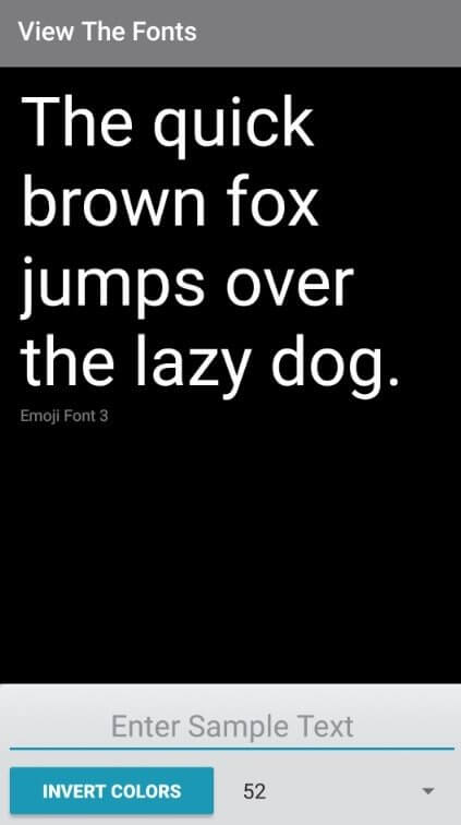 Screenshot Emoji Font 3 APK
