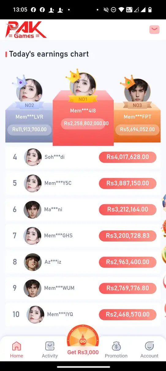 Screenshot Pak Game APK