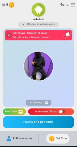 Screenshot NS Follower APK