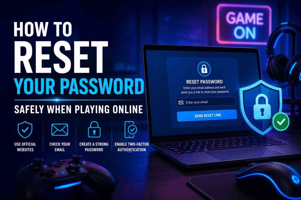 Panduan aman reset password saat bermain online