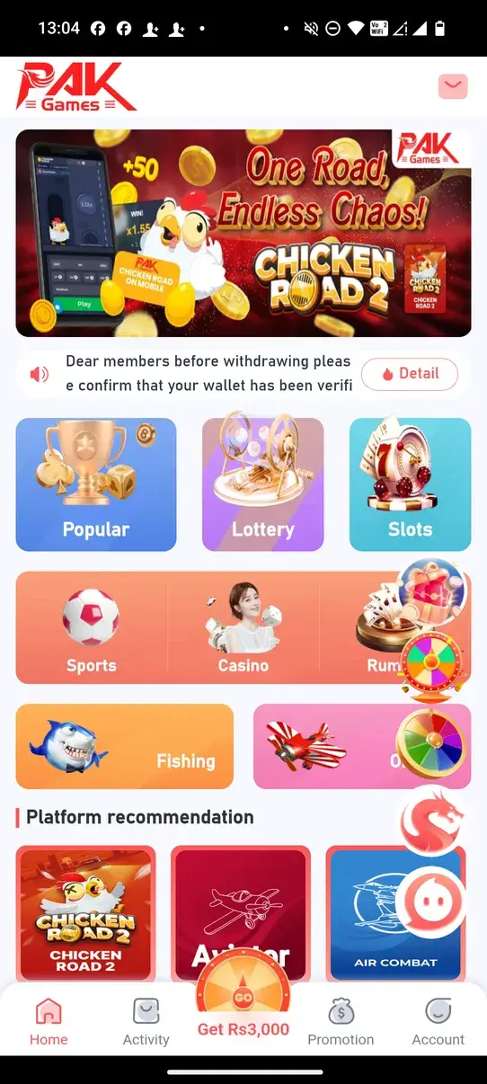 Screenshot Pak Game APK