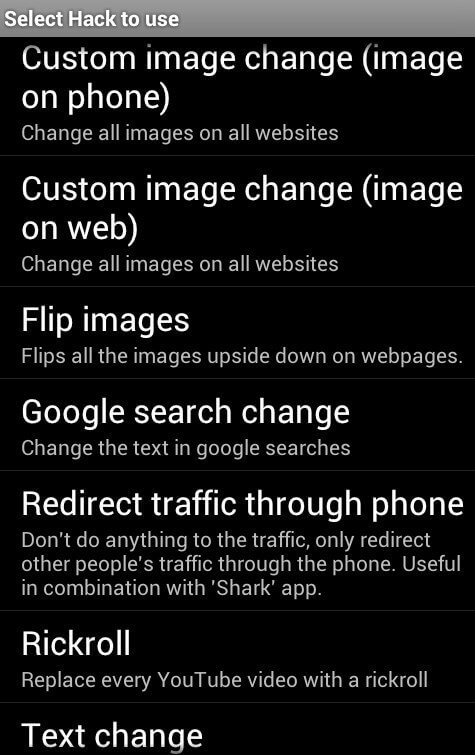 Screenshot Network Spoofer APK
