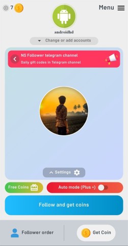 Screenshot NS Follower APK