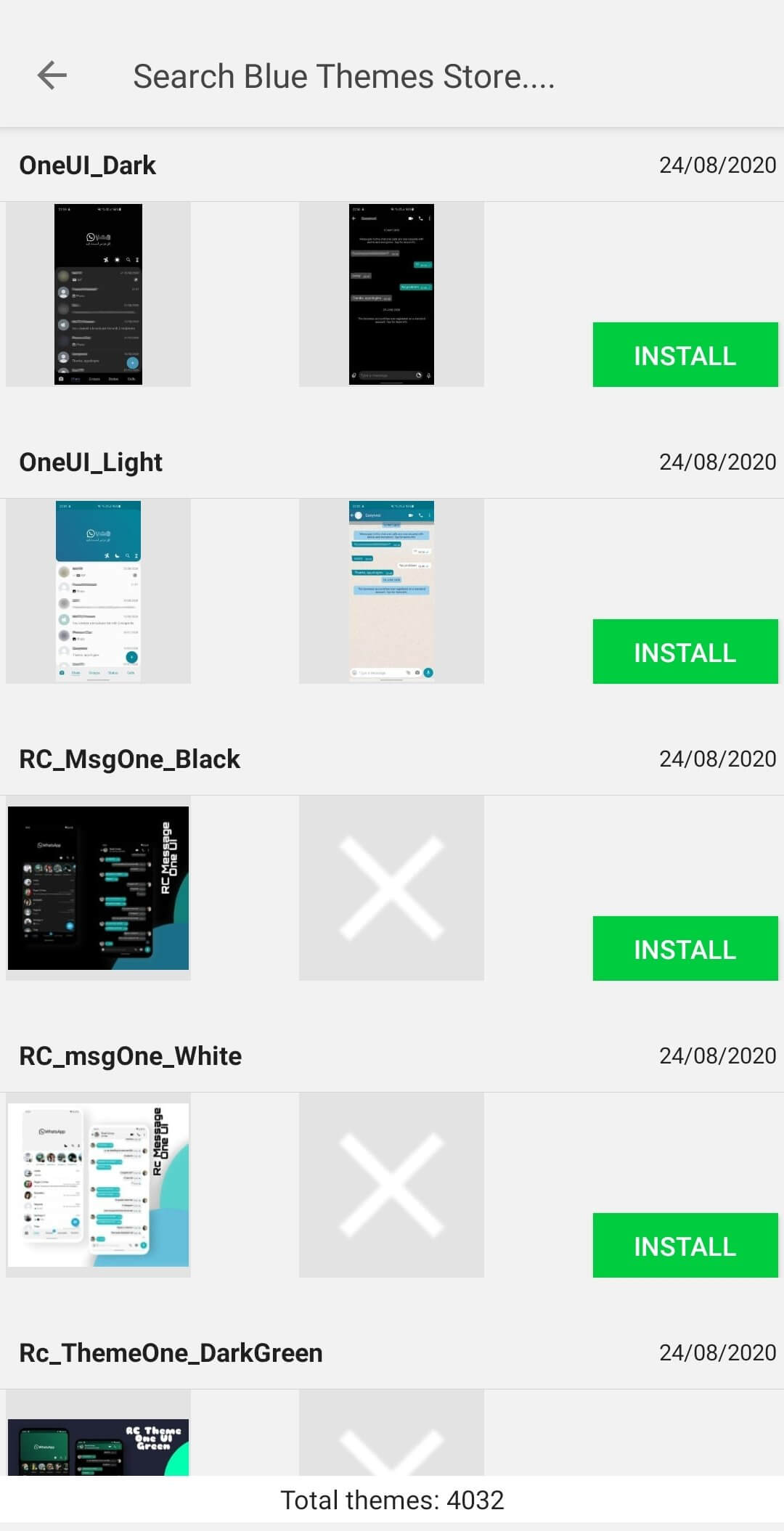 Screenshot WhatsApp Blue APK v2.25.36.73