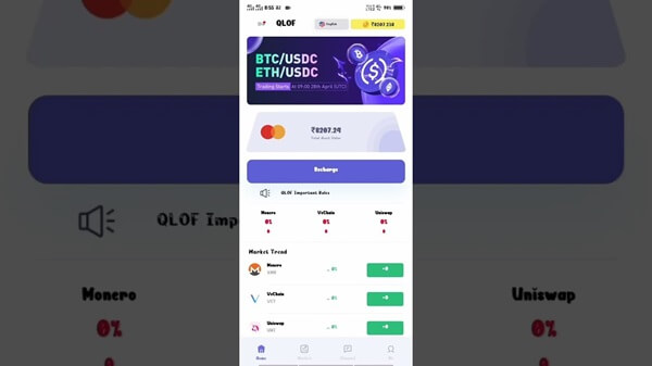 Screenshot Qlof App APK 3.0 Download untuk Trading dan Investasi