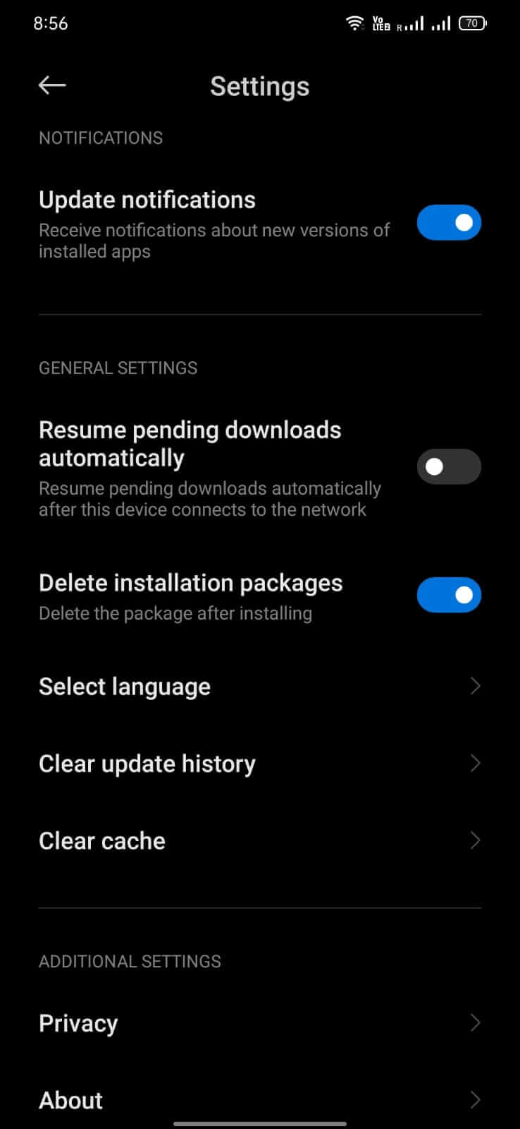 Screenshot GetApps APK