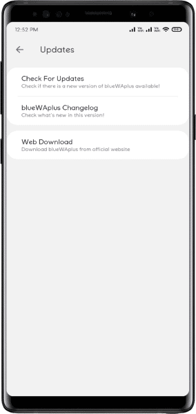 Screenshot WhatsApp Blue APK v2.25.36.73