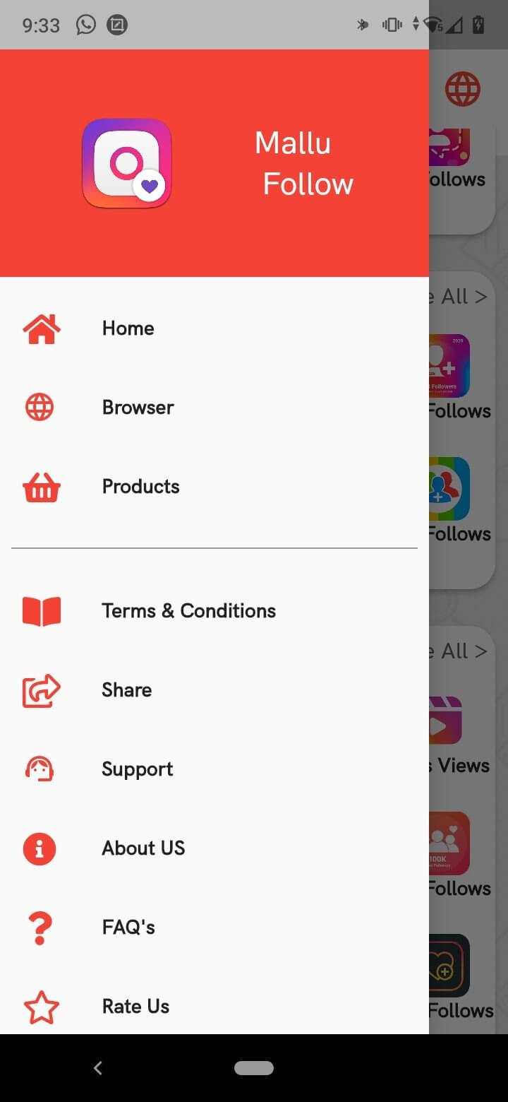 Screenshot MalluFollow APK 1.0.3