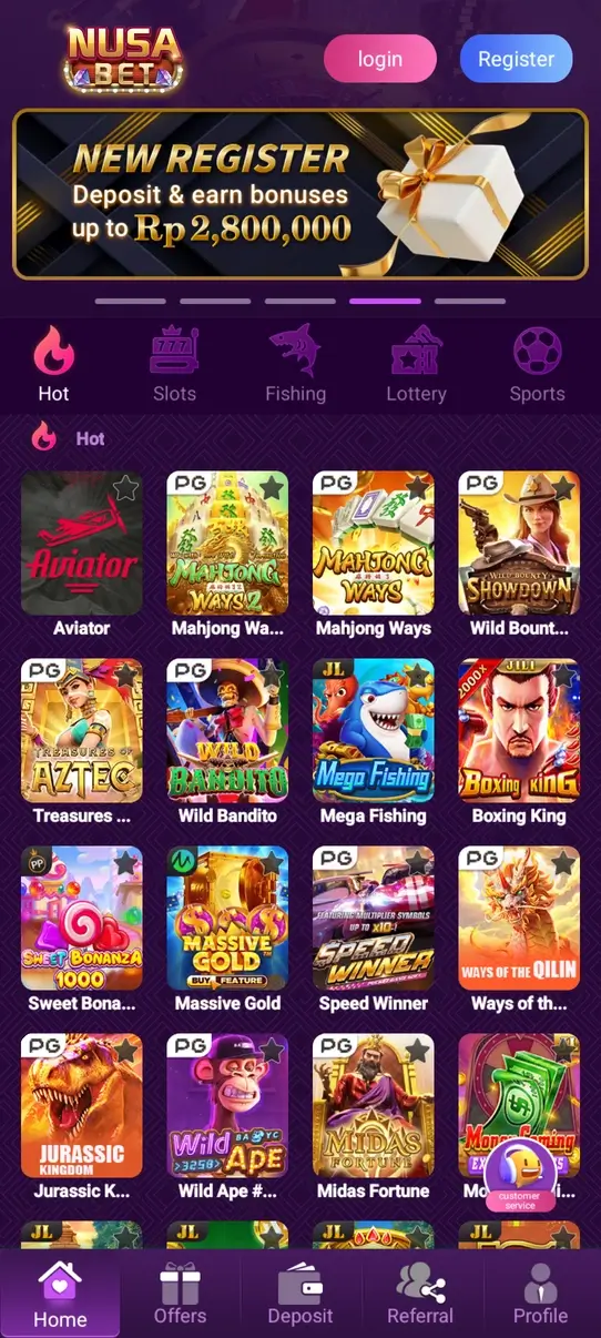 Screenshot Nusabet88 APK v1.0