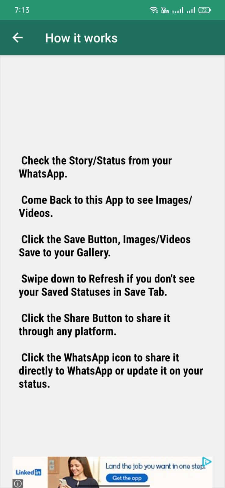 Screenshot Status Saver for WhatsApp