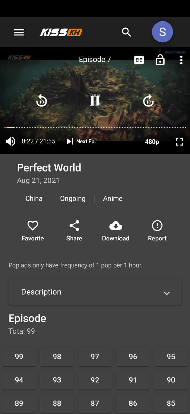 Screenshot KissKH APK v9.8 untuk Streaming Drama Asia
