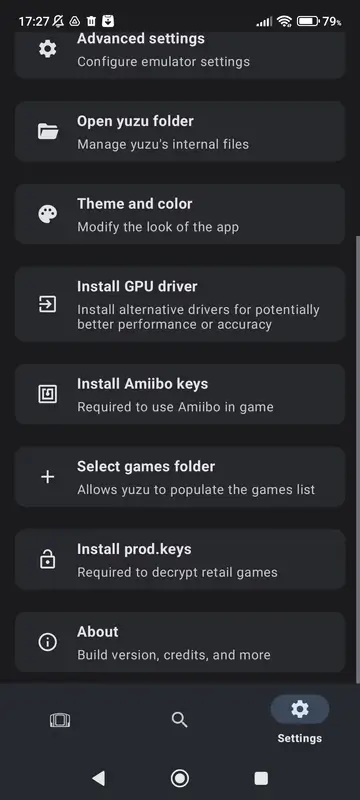 Screenshot Yuzu Emulator APK