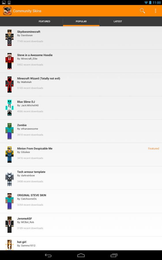 Screenshot Minecraft Skin Studio APK