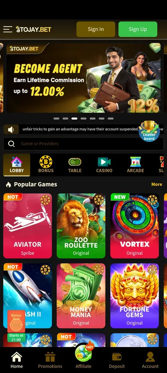 Screenshot 2J Bet APK