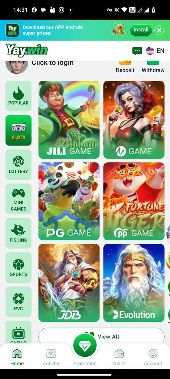 Screenshot YayWin APK 2.0.0 untuk Android