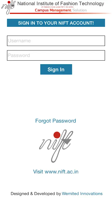 Screenshot CMS NIFT APK