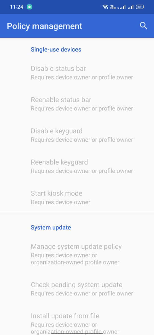 Screenshot Test DPC APK