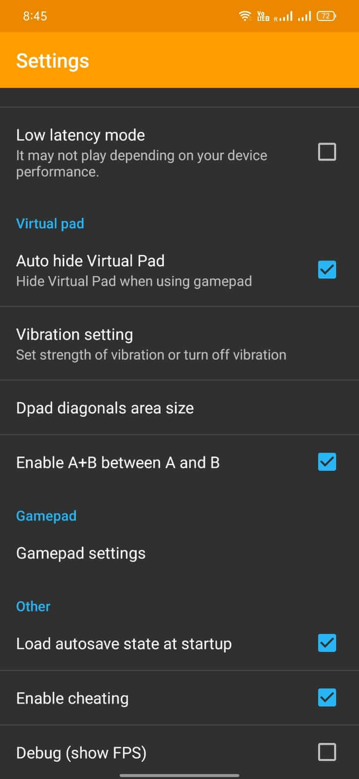 Screenshot John GBA Lite APK v4.14