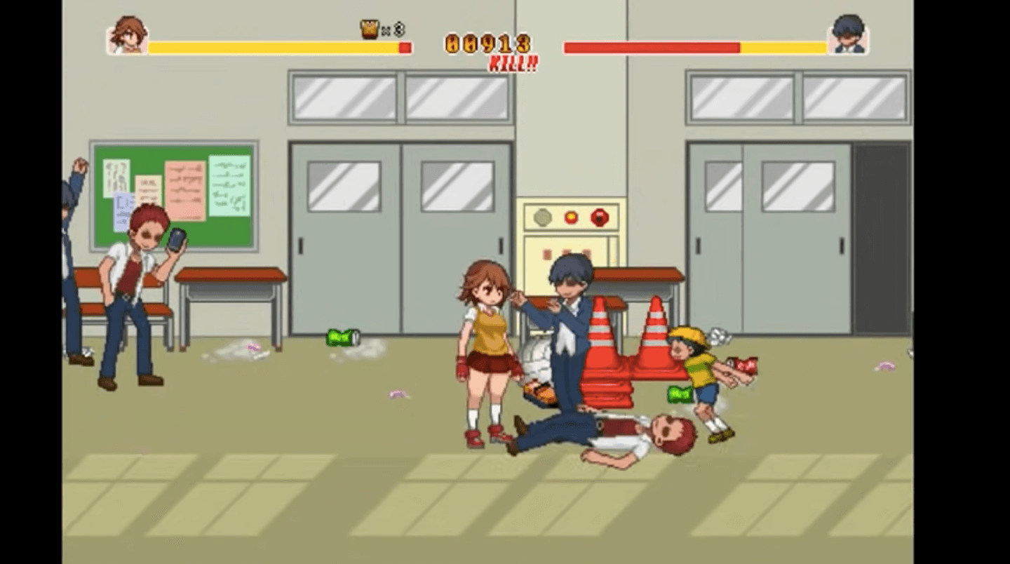 Screenshot School Dot Fight APK v1.2: Aksi Pertarungan Seru di Lingkungan Sekolah