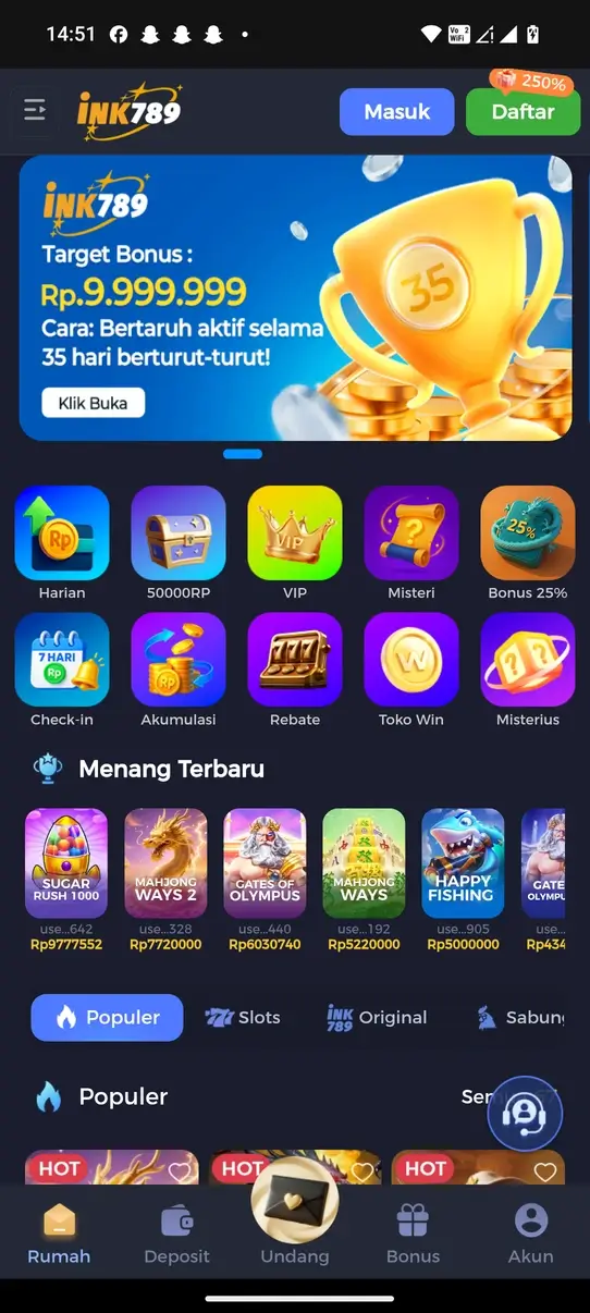 Screenshot INK789 APK v19.4 - Game Kartu Tripeaks Bertema Hutan yang Menenangkan