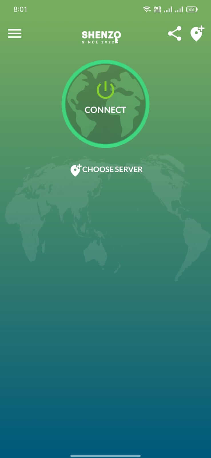 Screenshot Shenzo VPN APK v9 untuk Android