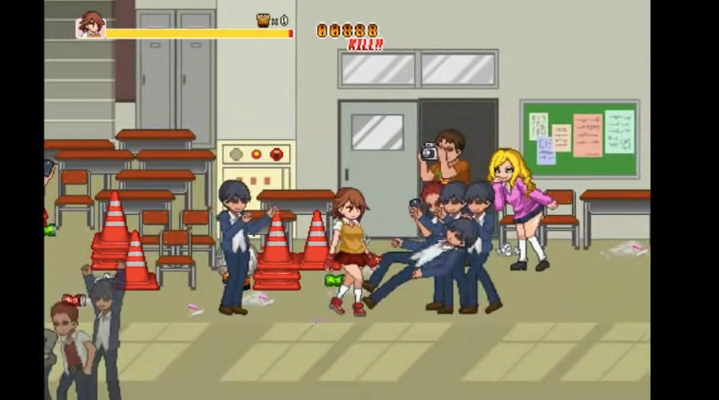 Screenshot School Dot Fight APK v1.2: Aksi Pertarungan Seru di Lingkungan Sekolah