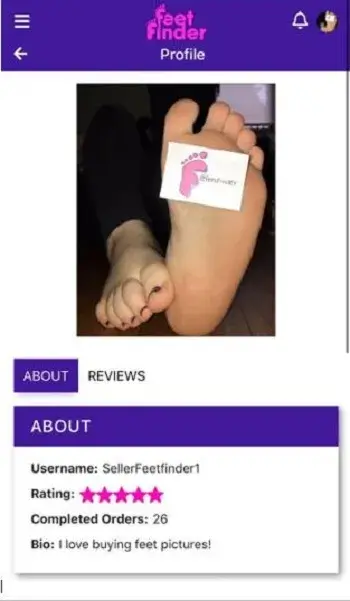 Screenshot FeetFinder APK