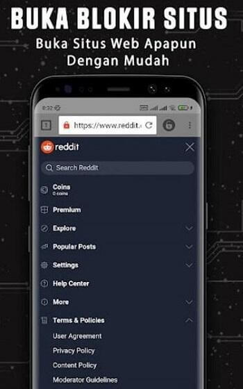 Screenshot XNXUBD VPN Browser APK