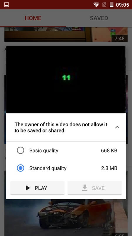 Screenshot YouTube Go APK