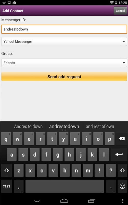 Screenshot Yahoo Messenger APK
