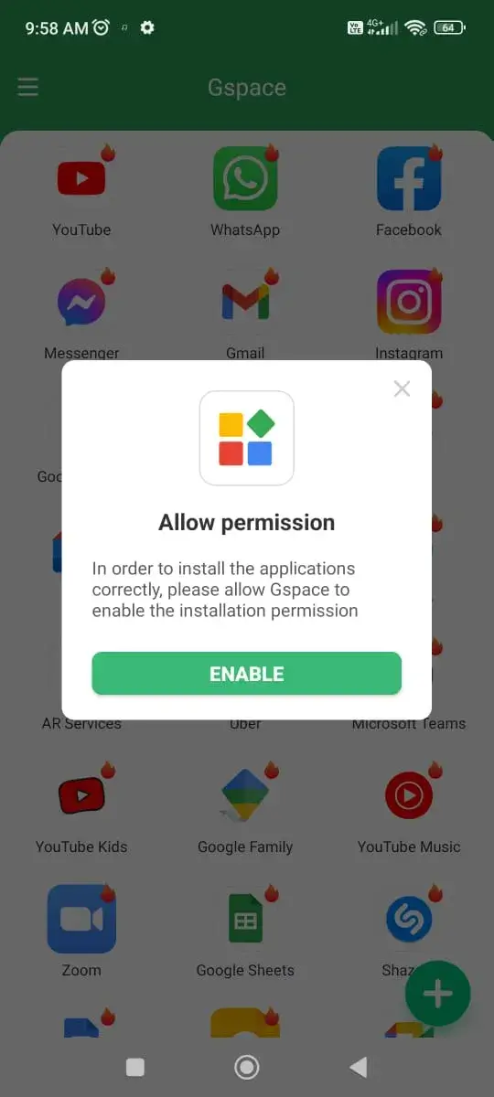 Screenshot GSpace APK
