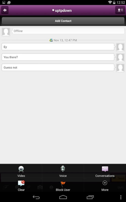 Screenshot Yahoo Messenger APK