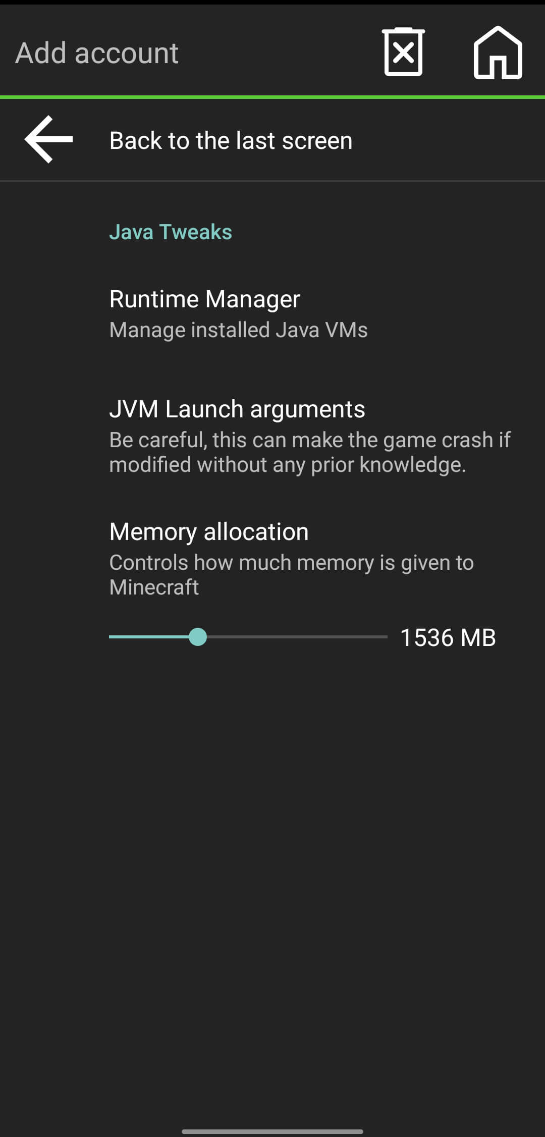 Screenshot PojavLauncher APK