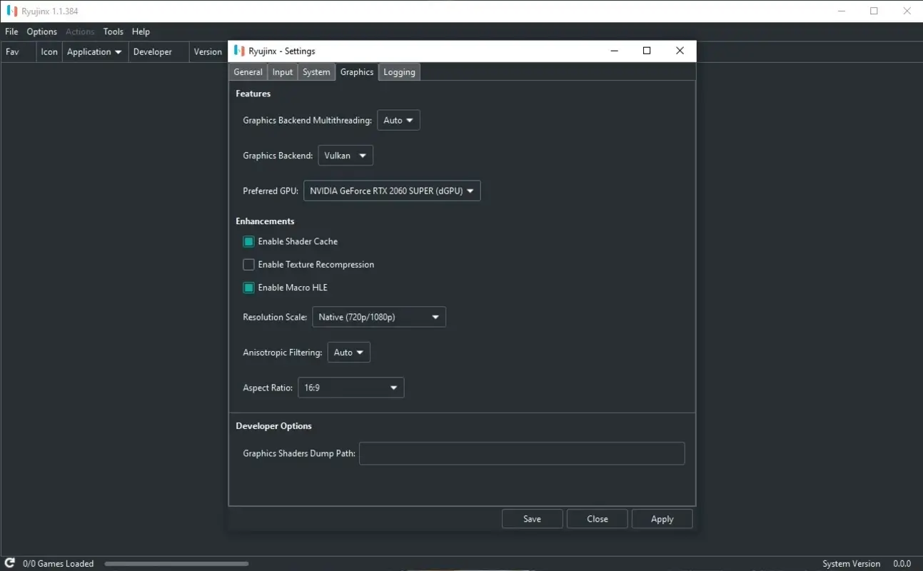 Screenshot Ryujinx APK v1.3.48 untuk Android