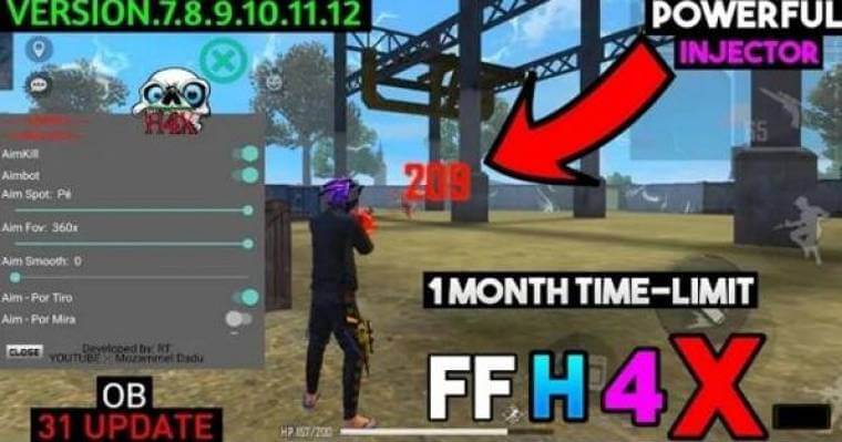 Screenshot FFh4X Injector APK v145