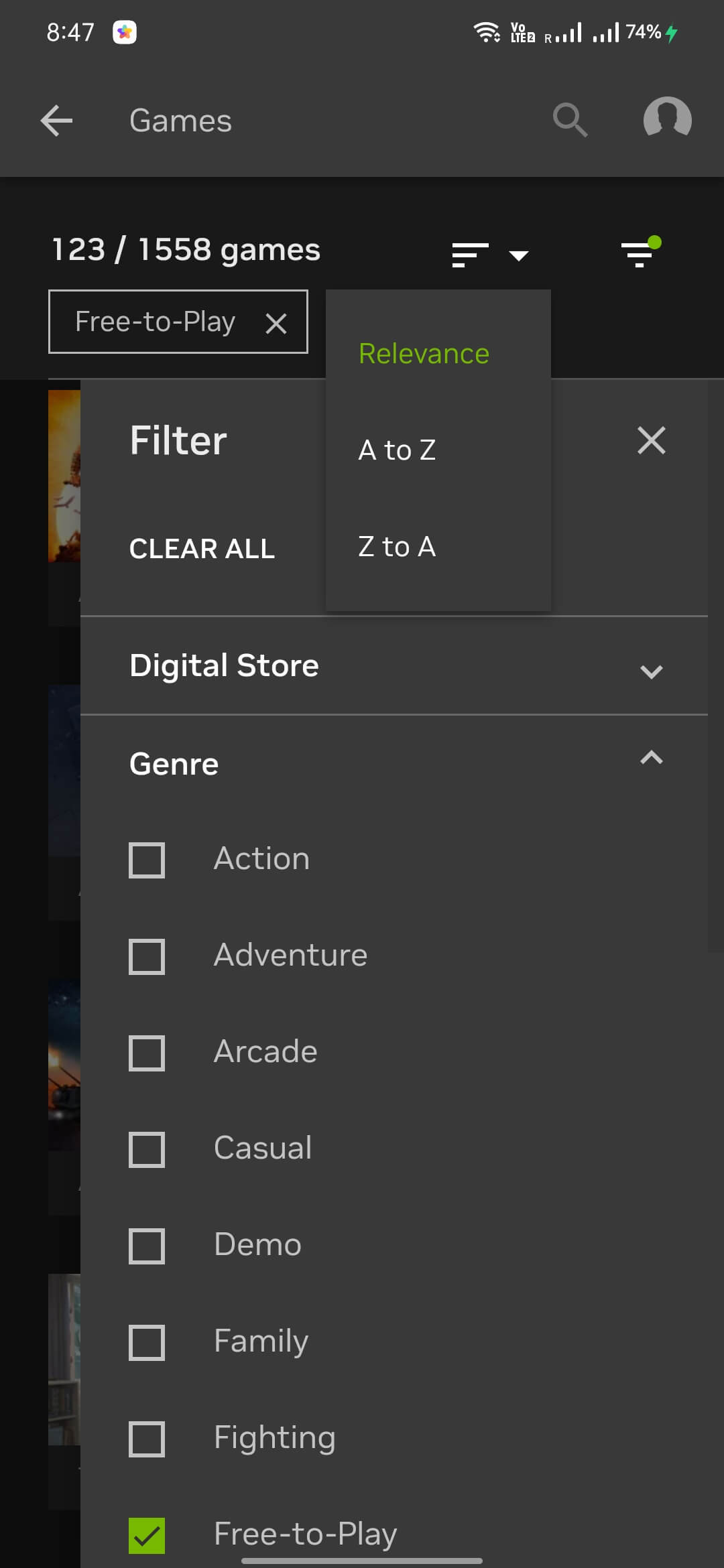 Screenshot NVIDIA GeForce NOW APK
