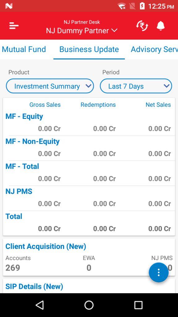 Screenshot NJ Partner Desk APK